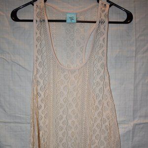 h.i.p. lace tank size medium